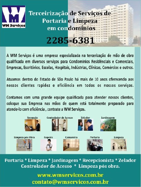 serviços de limpeza pos obra