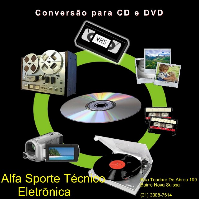 Foto 1 - Converso de fitas p CD  dvd